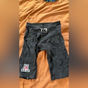 Team-issued Men’s TYR Venzo (Fast) Tech Suit – Size 26, High-Waisted.